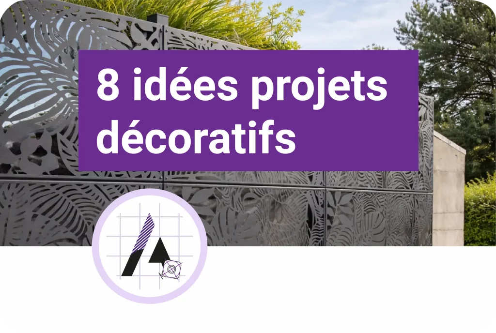 Découpe laser décorative en Drôme | Artisans, Métalliers, Architectes, Particulier | Enseigne Métal, Signalétique Métal, Claustra sur mesure, Garde-corps sur mesure, Cache clim sur mesure | L'Atelier du Laser, Drôme, Ardèche, Valence, Rhône-Alpes